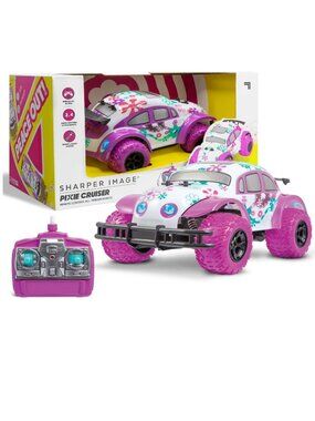 Pixie Cruiser Pink and RC Remote Control Car, Pink & White Floral